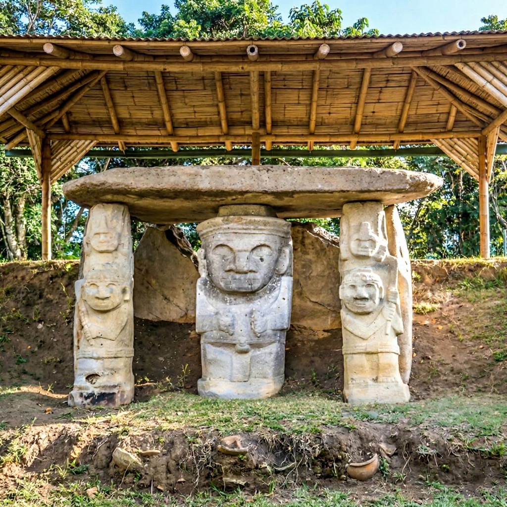 Estatuas arqueológicas de San Agustín